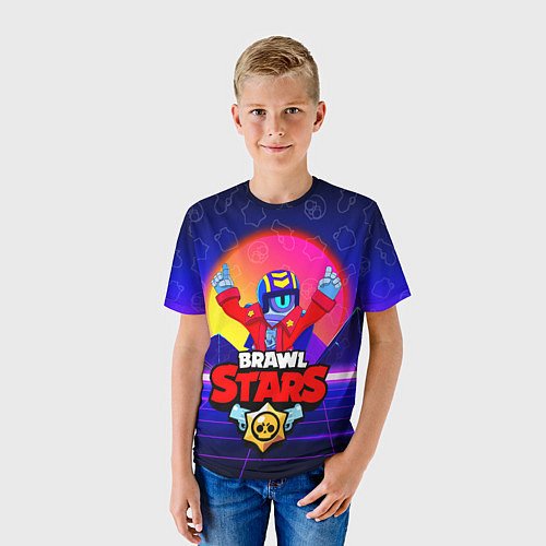 Детская футболка BRAWL STARS STU / 3D-принт – фото 3