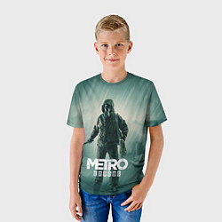 Футболка детская Metro Exodus, цвет: 3D-принт — фото 2