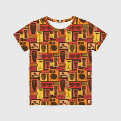 Футболка детская Ударные Инструменты, цвет: 3D-принт