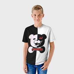 Футболка детская MONOKUMA МОНОКУМА GLITCH, цвет: 3D-принт — фото 2