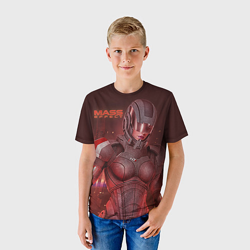 Детская футболка Mass Effect / 3D-принт – фото 3