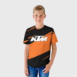 Футболка детская KTM КТМ, цвет: 3D-принт — фото 2