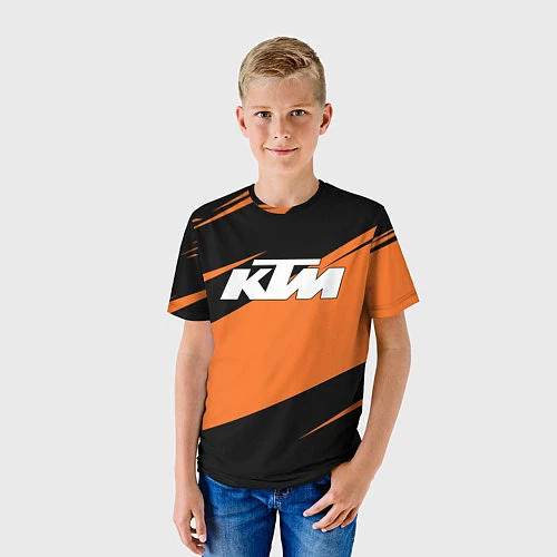 Детская футболка KTM КТМ / 3D-принт – фото 3