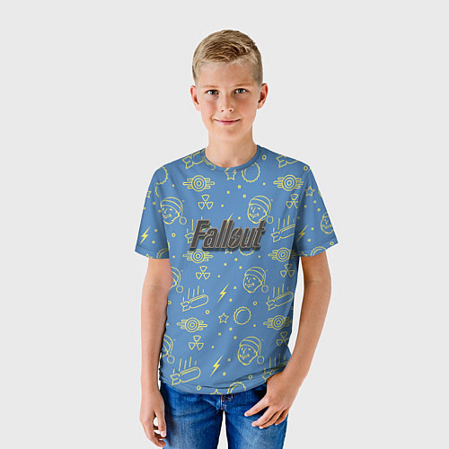 Детская футболка Фаллаут Арт / 3D-принт – фото 3