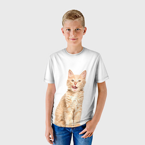 Детская футболка Кошечка / 3D-принт – фото 3