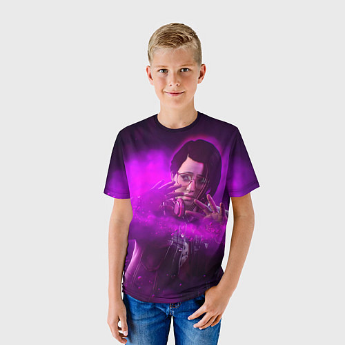 Детская футболка Пурпур / 3D-принт – фото 3