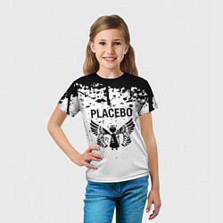 Футболка детская Placebo, цвет: 3D-принт — фото 2