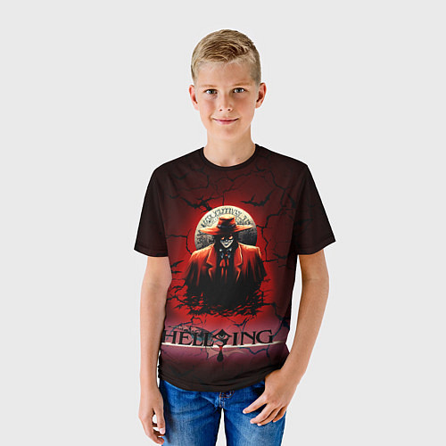 Детская футболка HELLSING $$$ / 3D-принт – фото 3