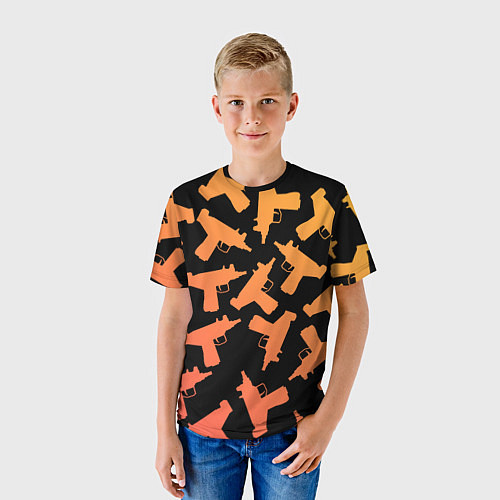Детская футболка Узи / 3D-принт – фото 3