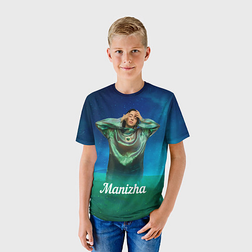 Детская футболка Манижа Manizha / 3D-принт – фото 3