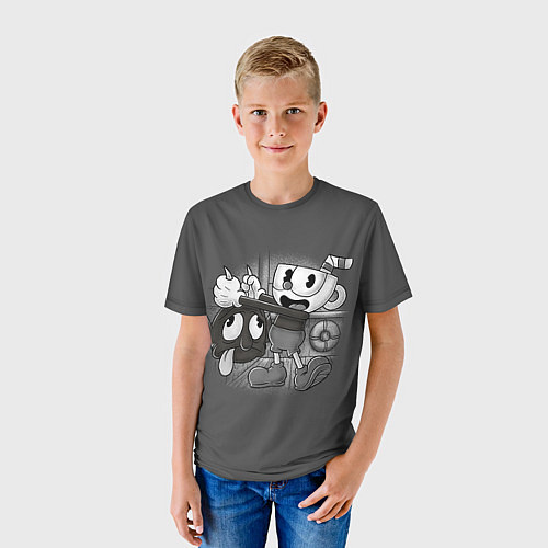 Детская футболка CUPHEAD / 3D-принт – фото 3