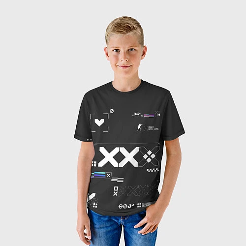Детская футболка Desert Eagle: Printstream Graphite / 3D-принт – фото 3