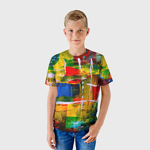 Детская футболка КРАСКИ / 3D-принт – фото 3