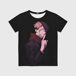 Футболка детская МАГИЧЕСКАЯ БИТВА SUKUNA, цвет: 3D-принт