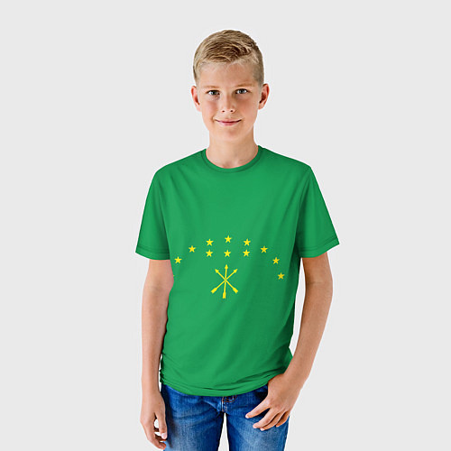 Детская футболка Адыгея / 3D-принт – фото 3