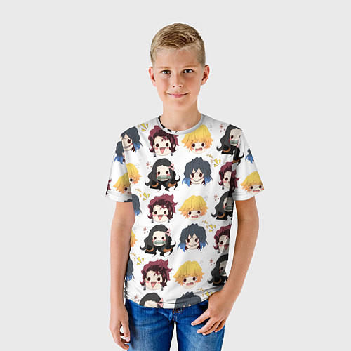 Детская футболка Клинок, рассекающий демонов / 3D-принт – фото 3