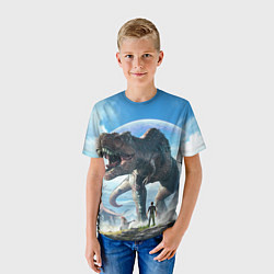 Футболка детская Ark Survival Evolved, цвет: 3D-принт — фото 2