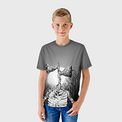 Футболка детская СИРЕНОГОЛОВЫЙ, цвет: 3D-принт — фото 2