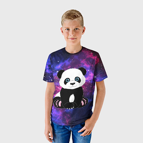 Детская футболка Space Panda / 3D-принт – фото 3