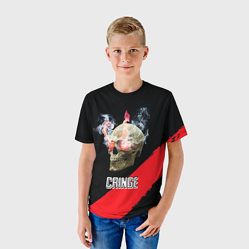Детская футболка Cringe / 3D-принт – фото 3