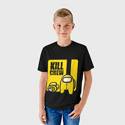 Футболка детская Among Us Kill Bill, цвет: 3D-принт — фото 2