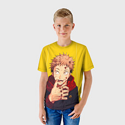 Футболка детская Магическая битва Jujutsu kai, цвет: 3D-принт — фото 2