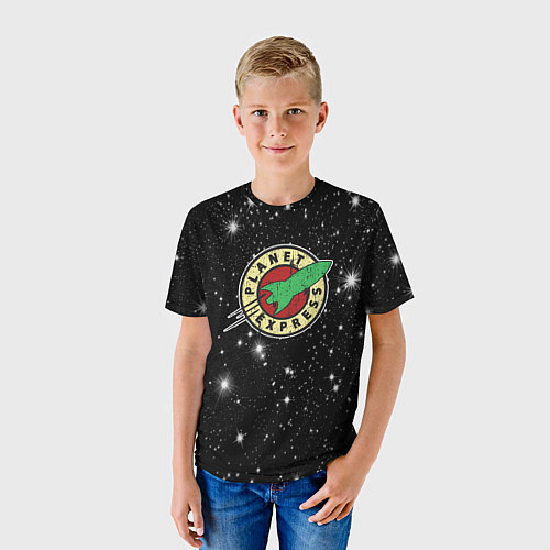 Детская футболка Межпланетный Экспресс Футурама / 3D-принт – фото 3