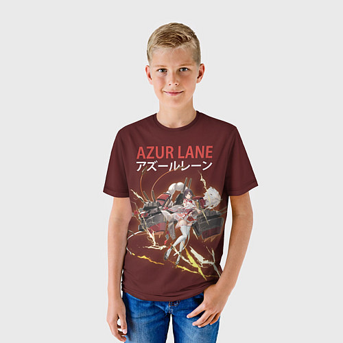 Детская футболка Лазурный путь / 3D-принт – фото 3