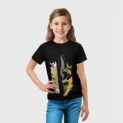 Футболка детская Shinigami mask Bleach, цвет: 3D-принт — фото 2