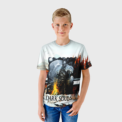 Детская футболка DARK SOULS NEW / 3D-принт – фото 3