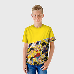 Футболка детская Banana Fish, цвет: 3D-принт — фото 2