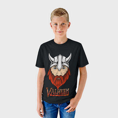 Детская футболка Valheim викинг / 3D-принт – фото 3
