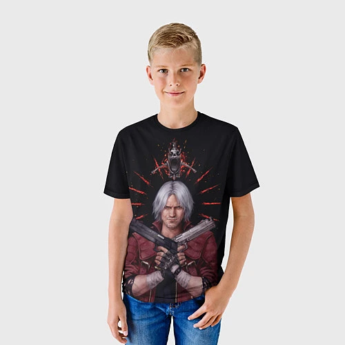 Детская футболка Saint Dante / 3D-принт – фото 3