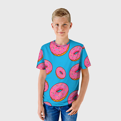 Детская футболка Пончики / 3D-принт – фото 3