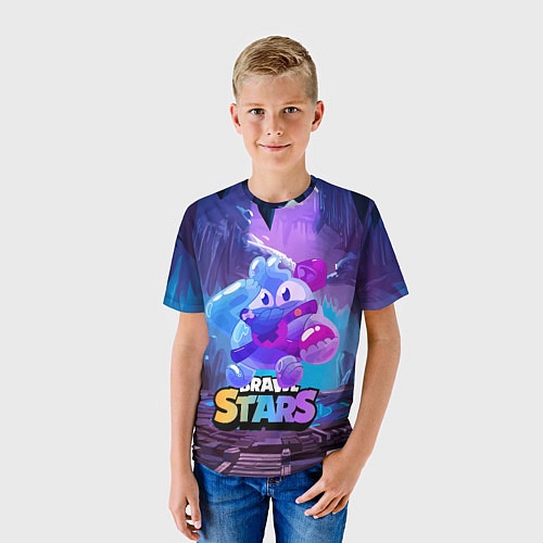 Детская футболка Сквик Squeak Brawl Stars / 3D-принт – фото 3