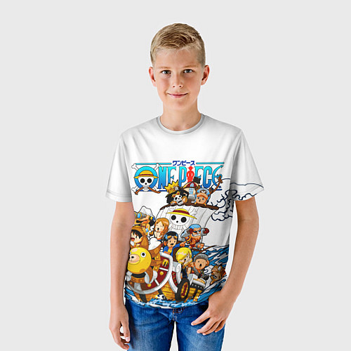Детская футболка ONE PIECE ВАН ПИС МОРЕ / 3D-принт – фото 3