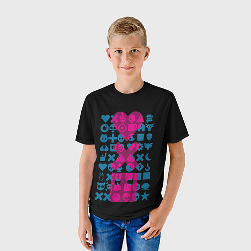 Детская футболка Любовь Смерть Роботы / 3D-принт – фото 3
