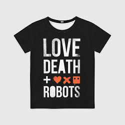 Футболка детская Love Death Robots, цвет: 3D-принт