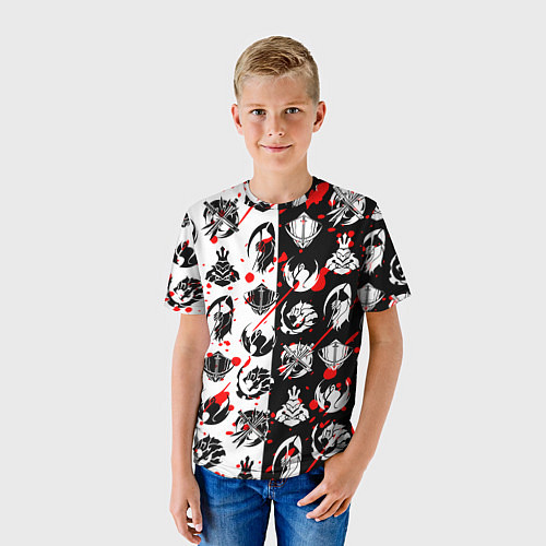 Детская футболка SOLO LEVELING ГИЛЬДИИ / 3D-принт – фото 3