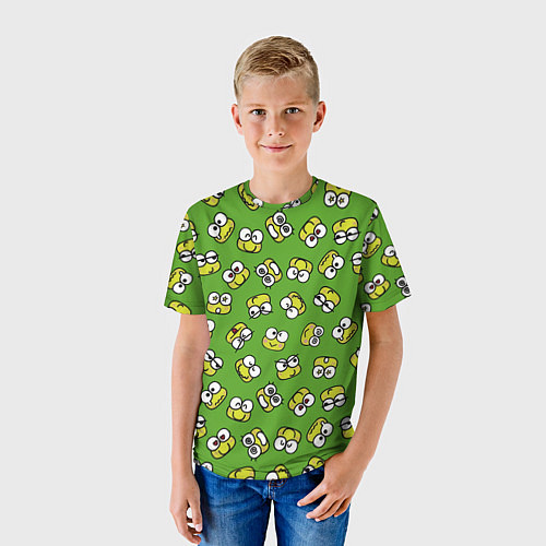 Детская футболка Смайлы Лягушки / 3D-принт – фото 3