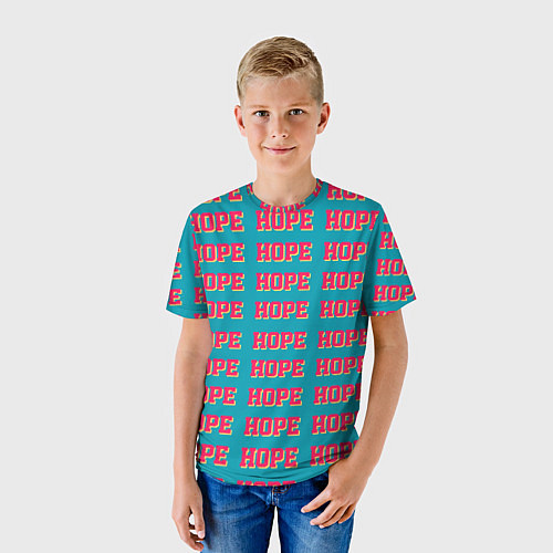 Детская футболка BTS HOPE / 3D-принт – фото 3