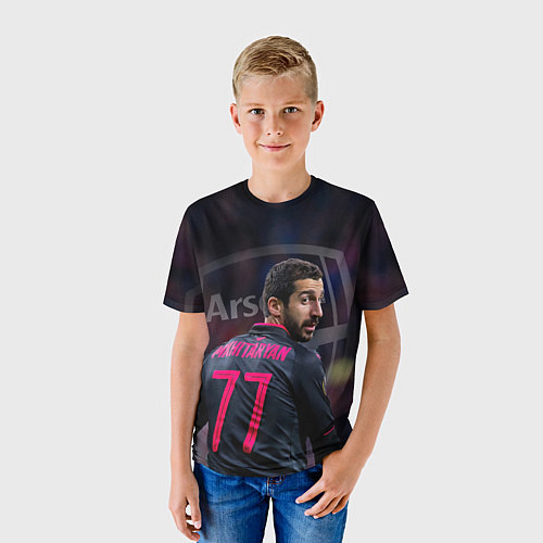 Детская футболка Г Мхитарян Арсенал / 3D-принт – фото 3