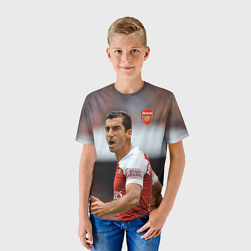 Детская футболка H Mkhitaryan Arsenal / 3D-принт – фото 3