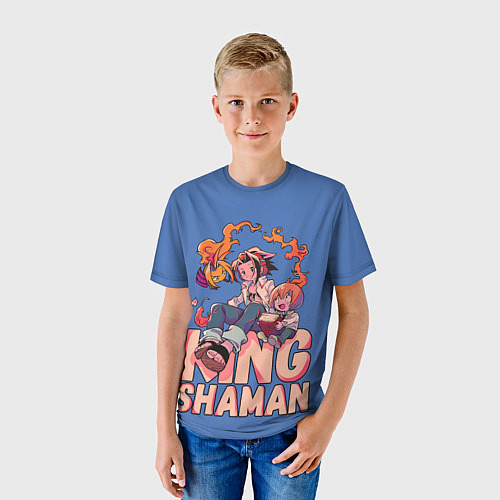 Детская футболка King Shaman / 3D-принт – фото 3