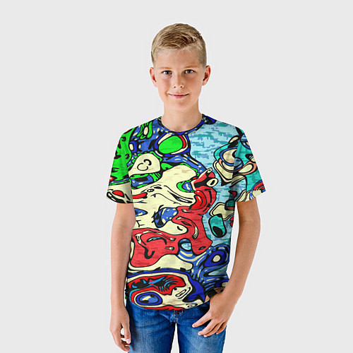 Детская футболка Multicolored / 3D-принт – фото 3