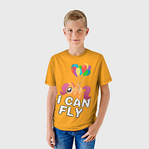 Детская футболка Я могу летать / 3D-принт – фото 3