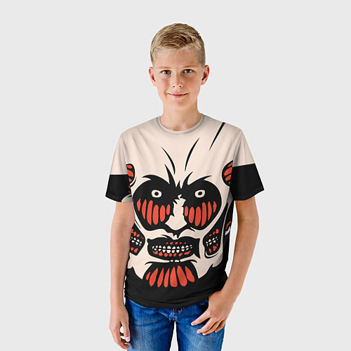 Детская футболка КОЛОССАЛЬНЫЙ ТИТАН / 3D-принт – фото 3