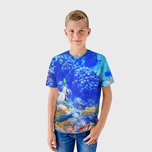 Детская футболка Морской мир / 3D-принт – фото 3
