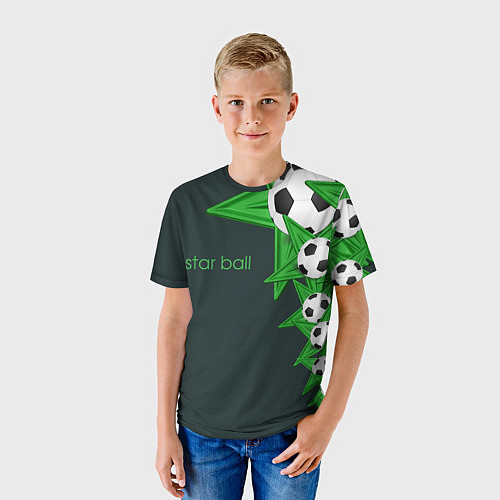Детская футболка Star ball / 3D-принт – фото 3