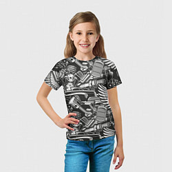 Футболка детская Механика Автомобиль, цвет: 3D-принт — фото 2